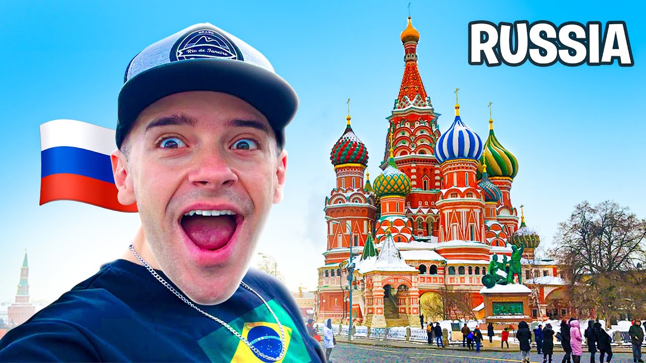 É isso que ACONTECE quando um BRASILEIRO vai pra RÚSSIA 🤯🇷🇺