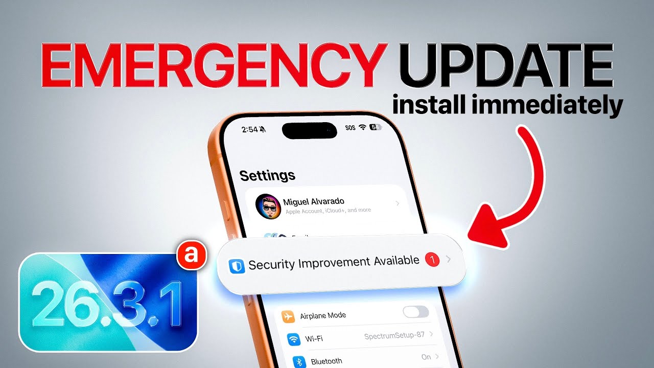 iOS 26.3.1 (a) Released - Download IMMEDIATELY on iPhone