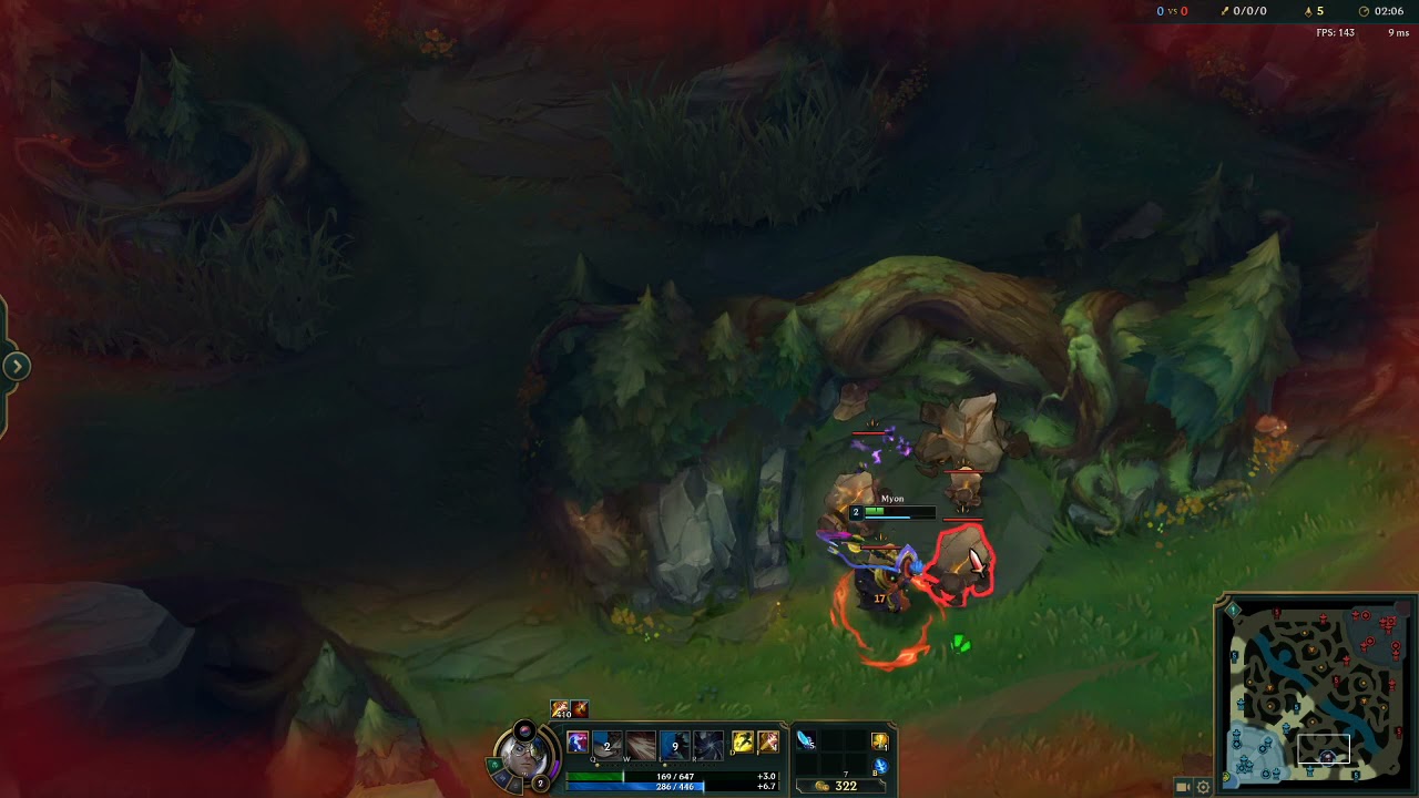 [Season11] 3:10 Kayn full HP no potion leashless full clear