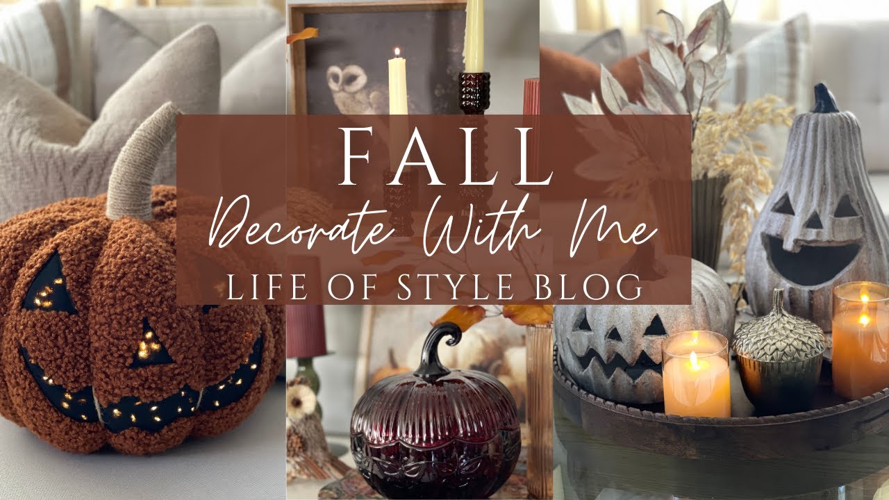 FALL DECORATE WITH ME 2025 🍂 FALLOWEEN House Tour | DIY FALL DECORATING IDEAS 2025