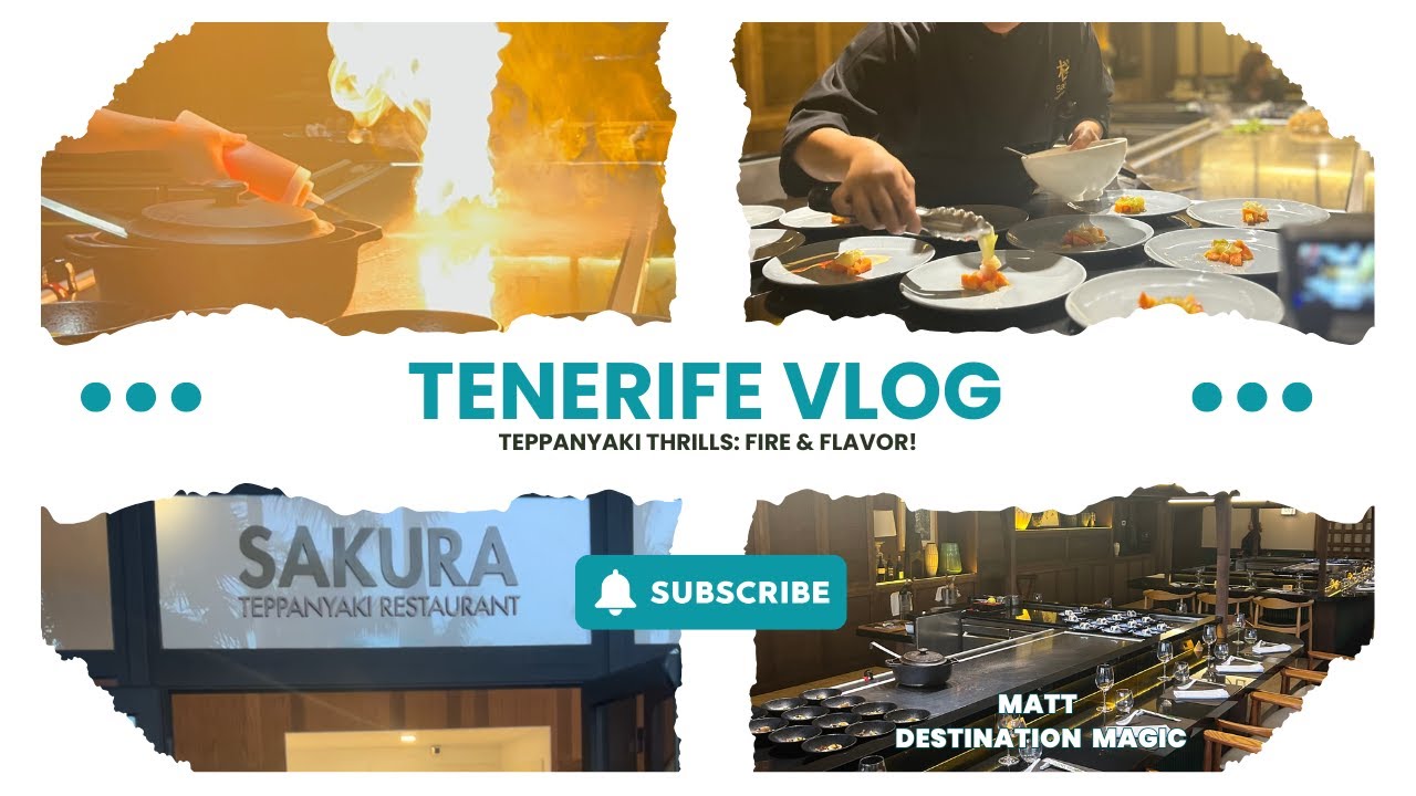 Sakura Teppanyaki at H10 Atlantic Sunset | Japanese Flames & Culinary Thrills in Tenerife!