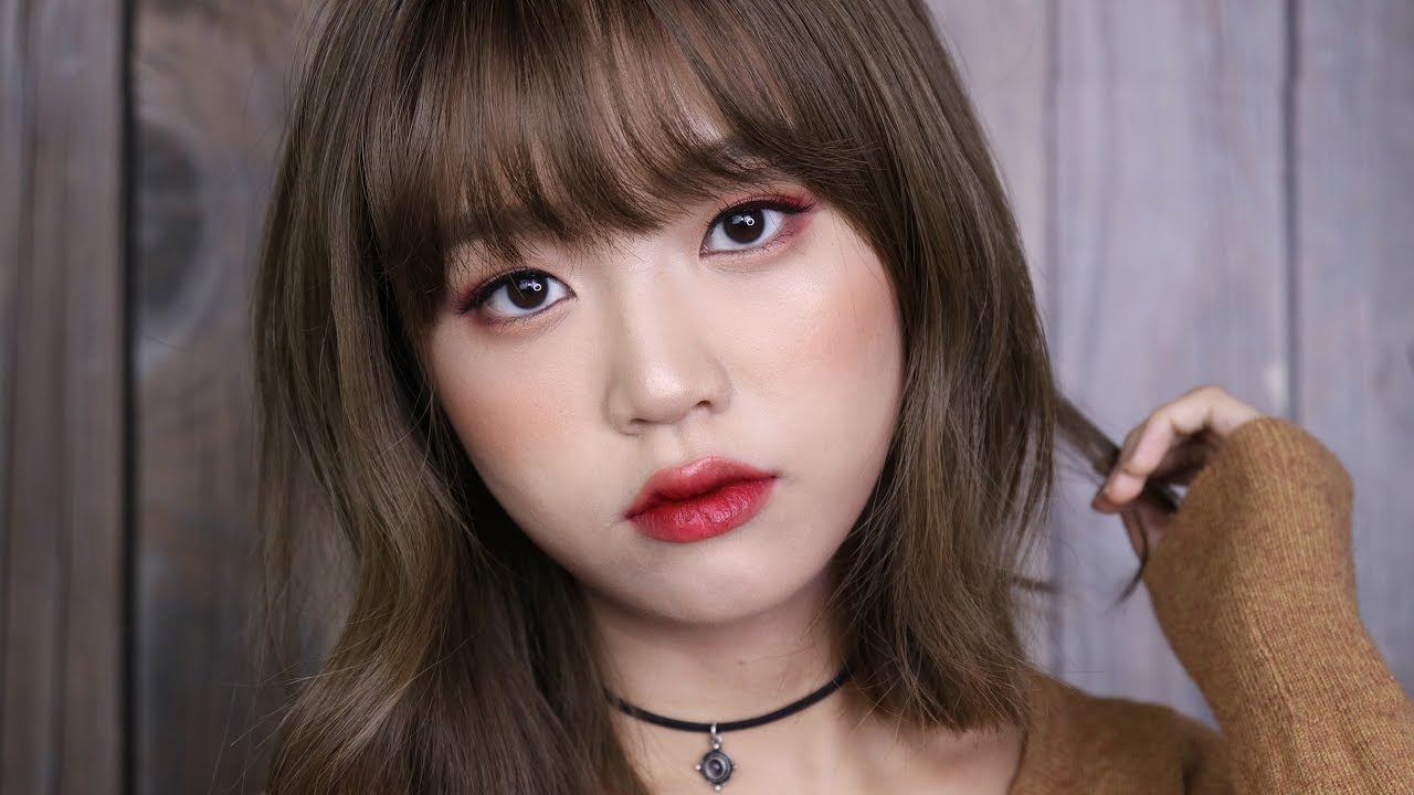 레드-브라운 메이크업 룩 // Red-Brown Makeup Look