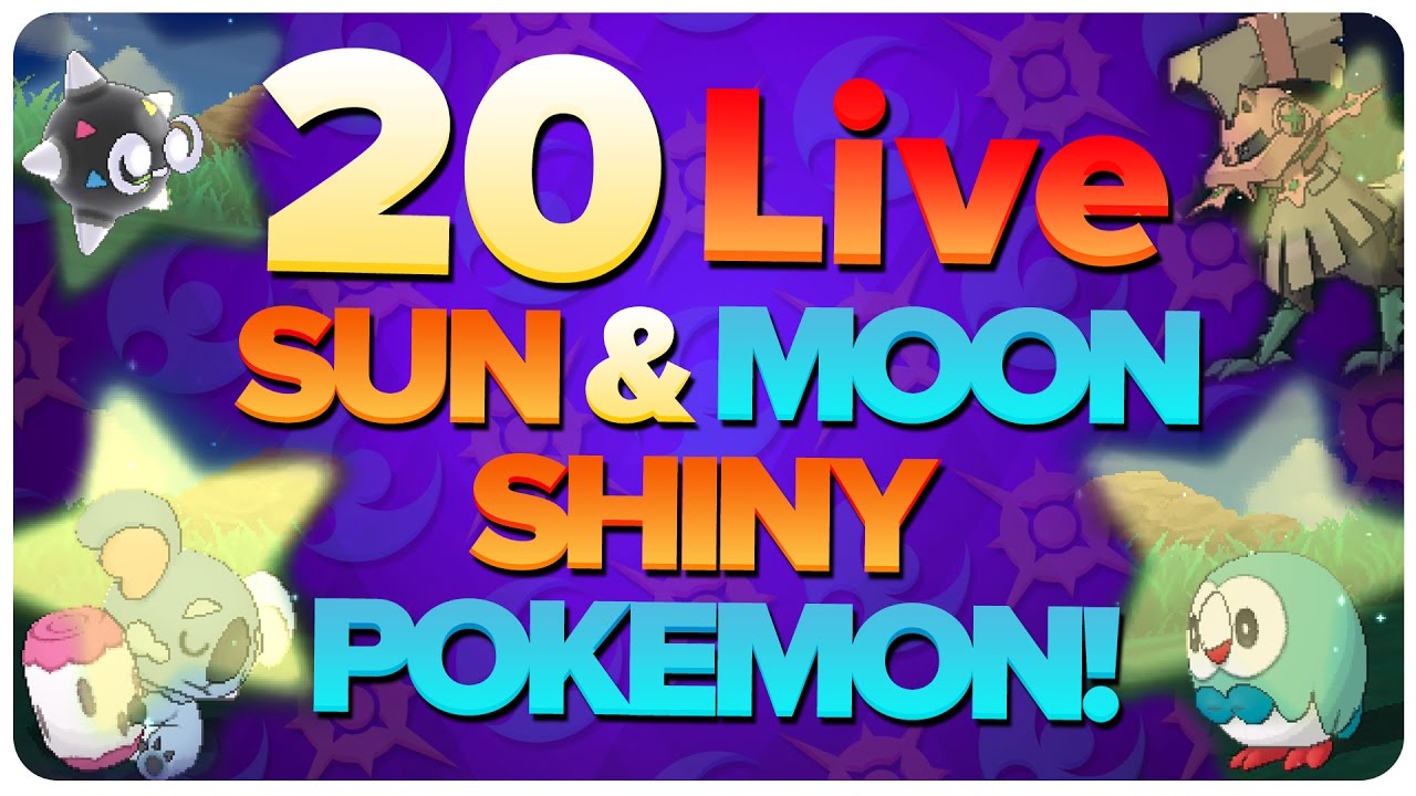 20 Live Shiny SUN & MOON Pokemon Reactions! Shiny Alolan Pokemon Montage / Compilation!
