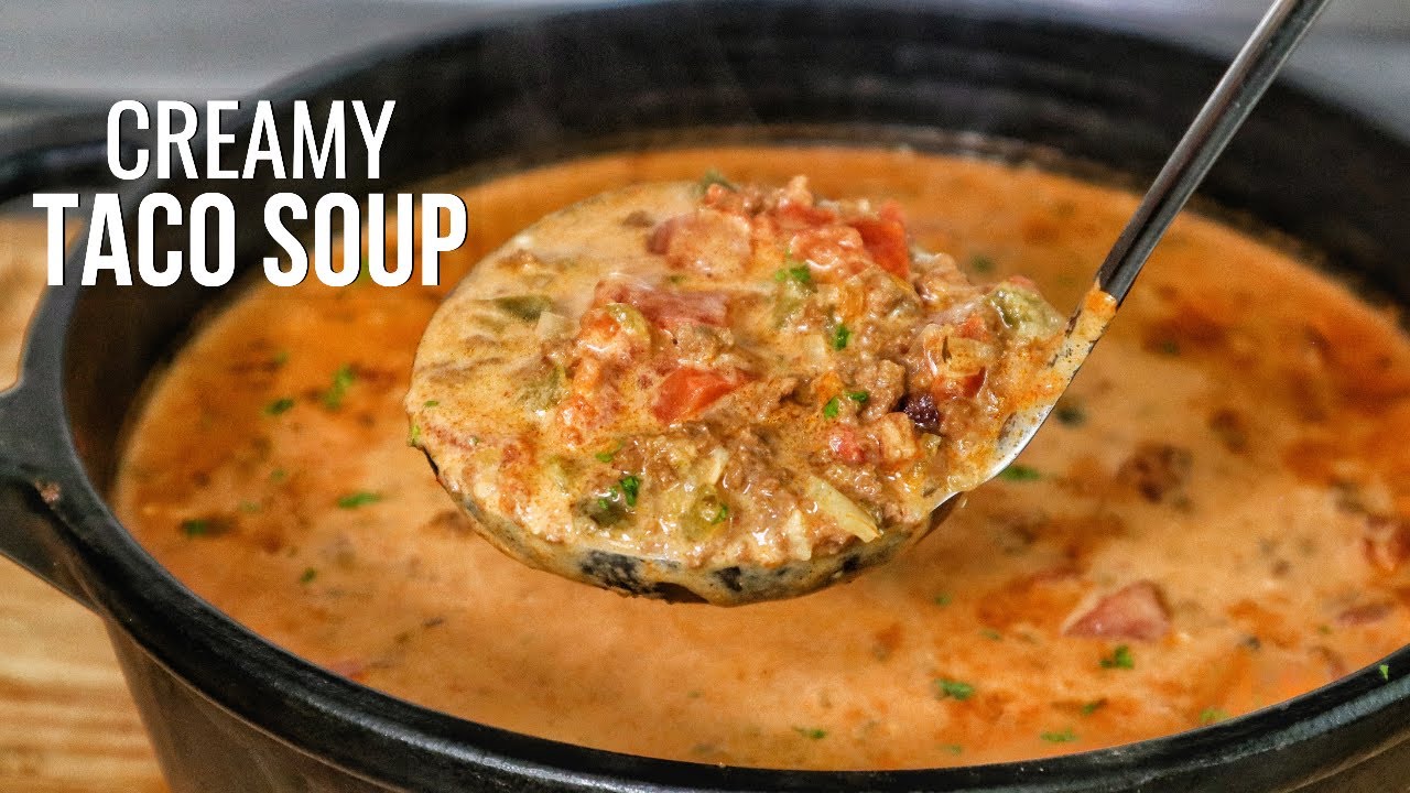 The BEST Creamy Soup for Taco Lovers!