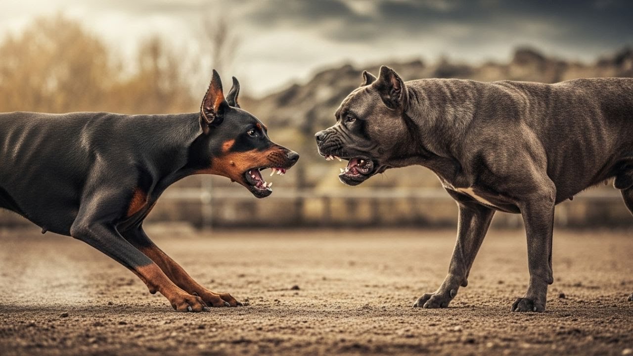 Ultimate Showdown: Doberman Pinscher vs Cane Corso