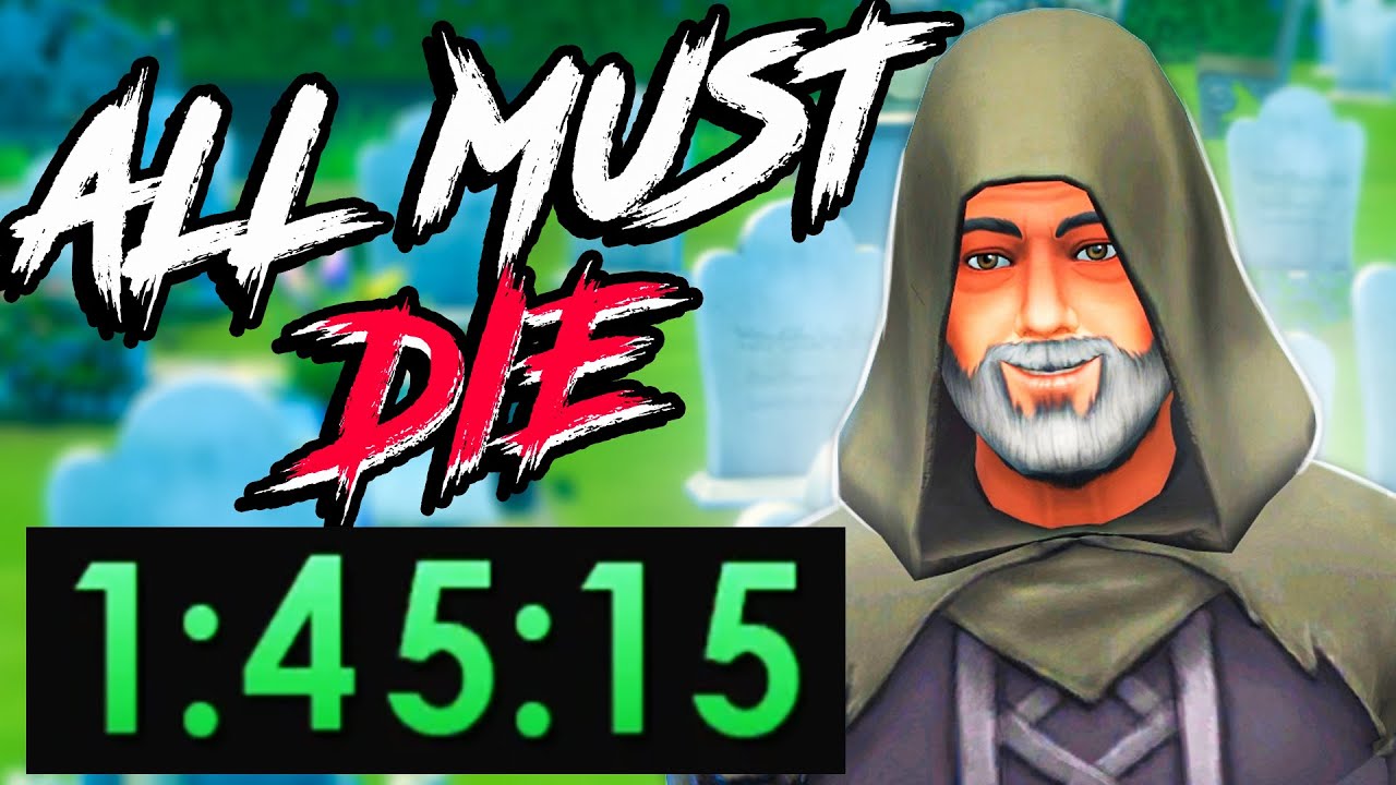 I tried to speedrun killing my entire neighborhood in Sims 4