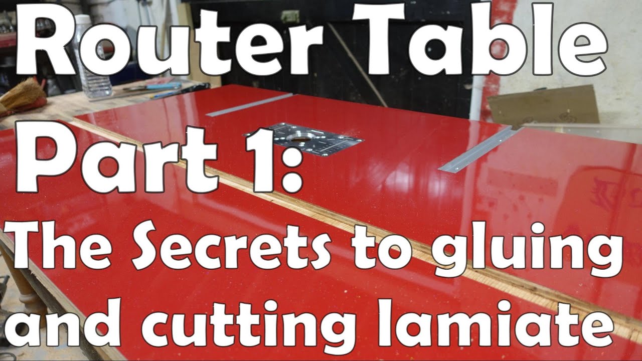 Sticking Laminate or Formica to MDF or Ply #howtowwodworking #woodwork #DIY