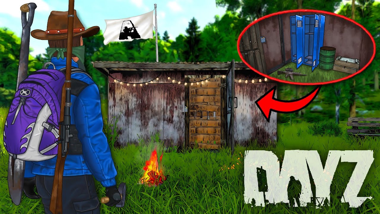 Building My Cosy Hidden Shed Base - DayZ