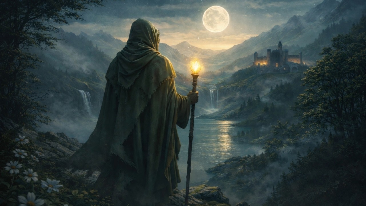 Calm Medieval Celtic Ambient Music for Tiredness| Peaceful Highland Nightfall (1 Hour)