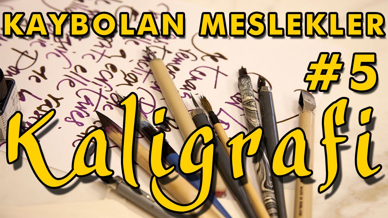 Kaligrafi - Kaybolan Meslekler Serisi