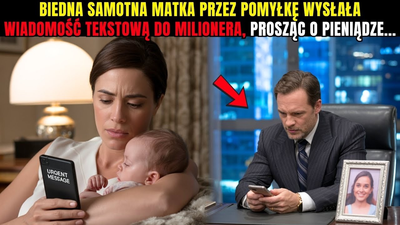 BIEDNA SAMOTNA MATKA PRZEZ POMYŁKĘ WYSŁAŁA WIADOMOŚĆ TEKSTOWĄ DO MILIONERA, PROSZĄC O PIENIĄDZE