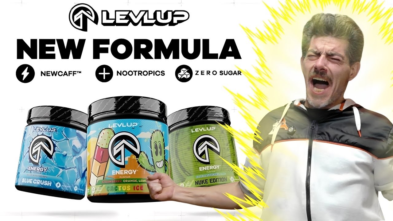 🔥 Nouvelle Formule LevlUp : plus de puissance, plus de go&ucirc;t ! (Nuke, Blue Crush, Cactus Ice)