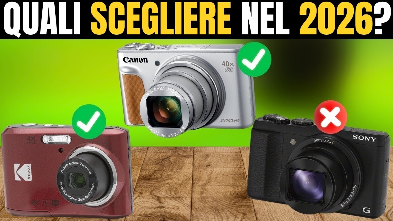 Le Migliori Fotocamere Compatte del 2026 [NON COMPRARNE UNA SENZA AVER VISTO QUESTO]