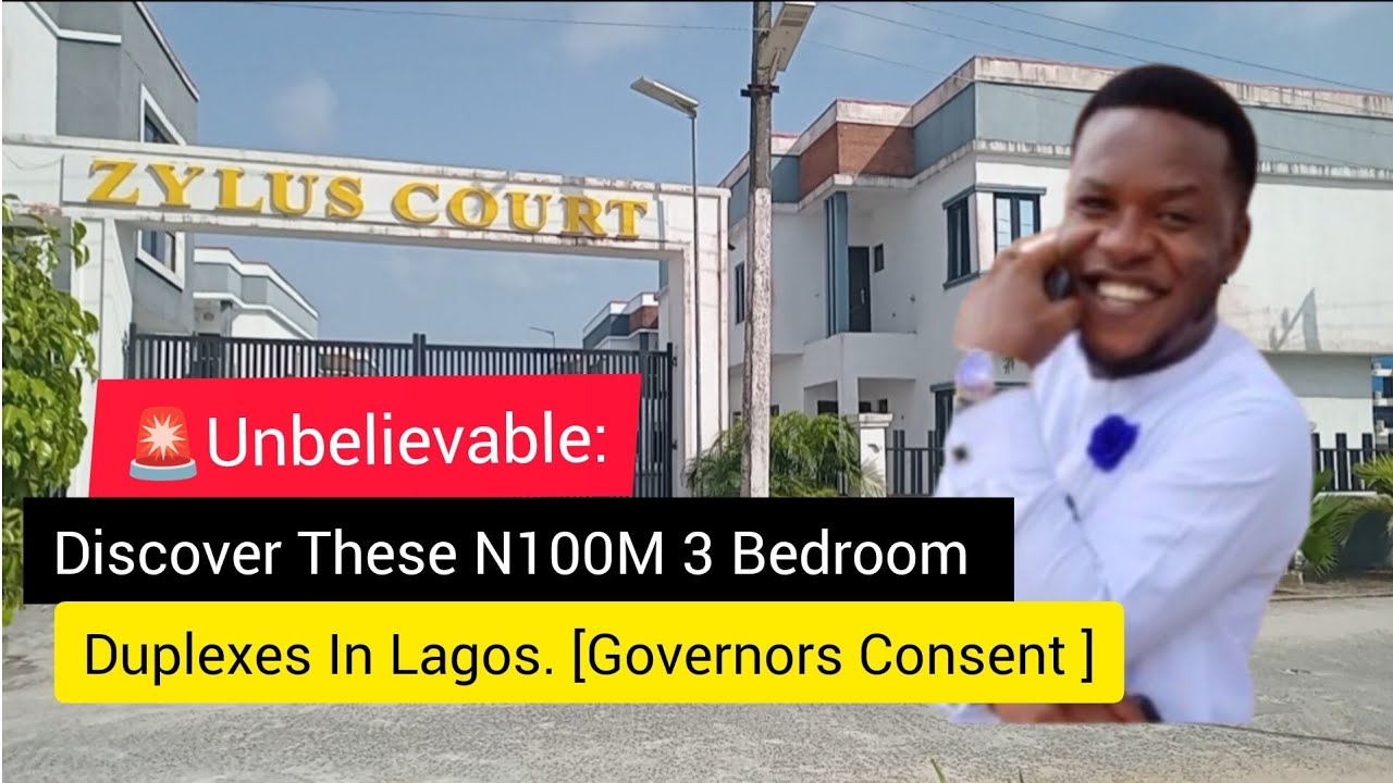 Luxury 3 Bedroom Duplex + BQ In Lagos With Governors Consent 