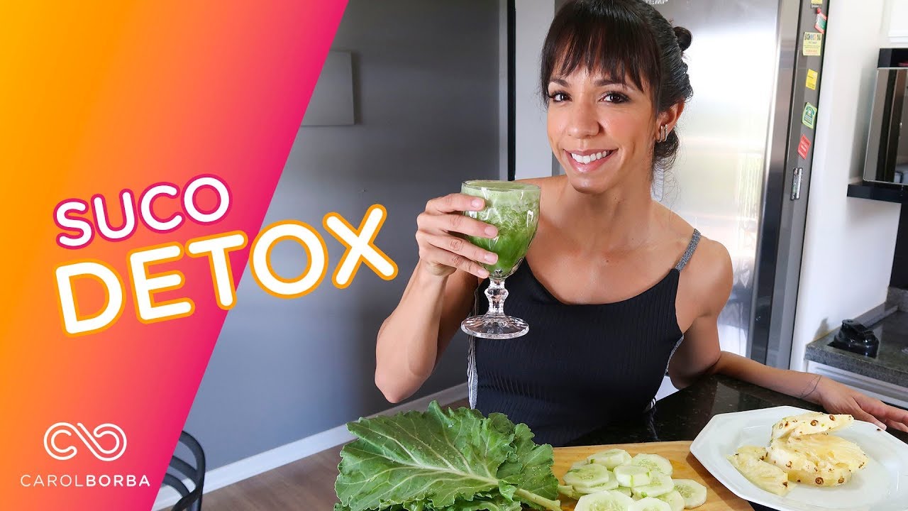 Suco DETOX para murchar a barriga - Carol Borba