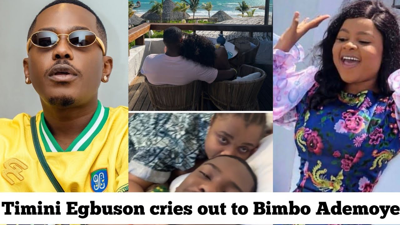 Take some rest baby as Timini Egbuson cries out to Bimbo Ademoye 😭