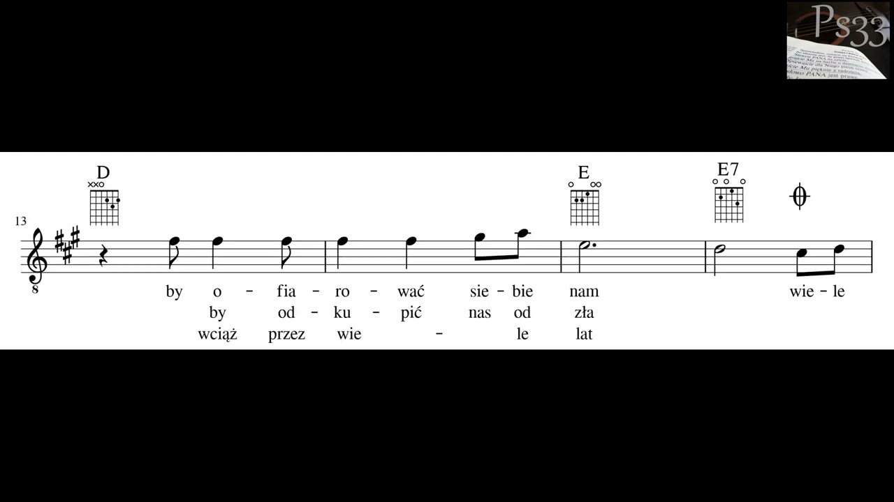 W kruszynie chleba - nuty i akordy