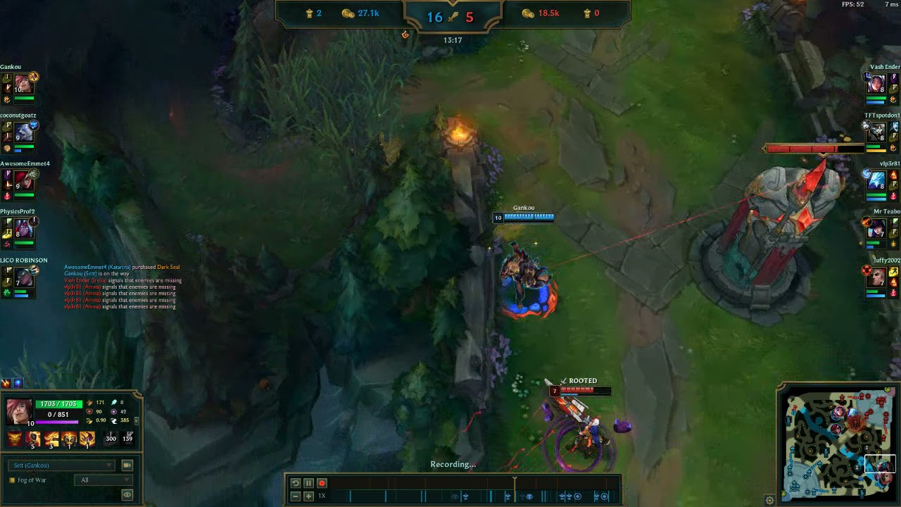 How to gank bot lane