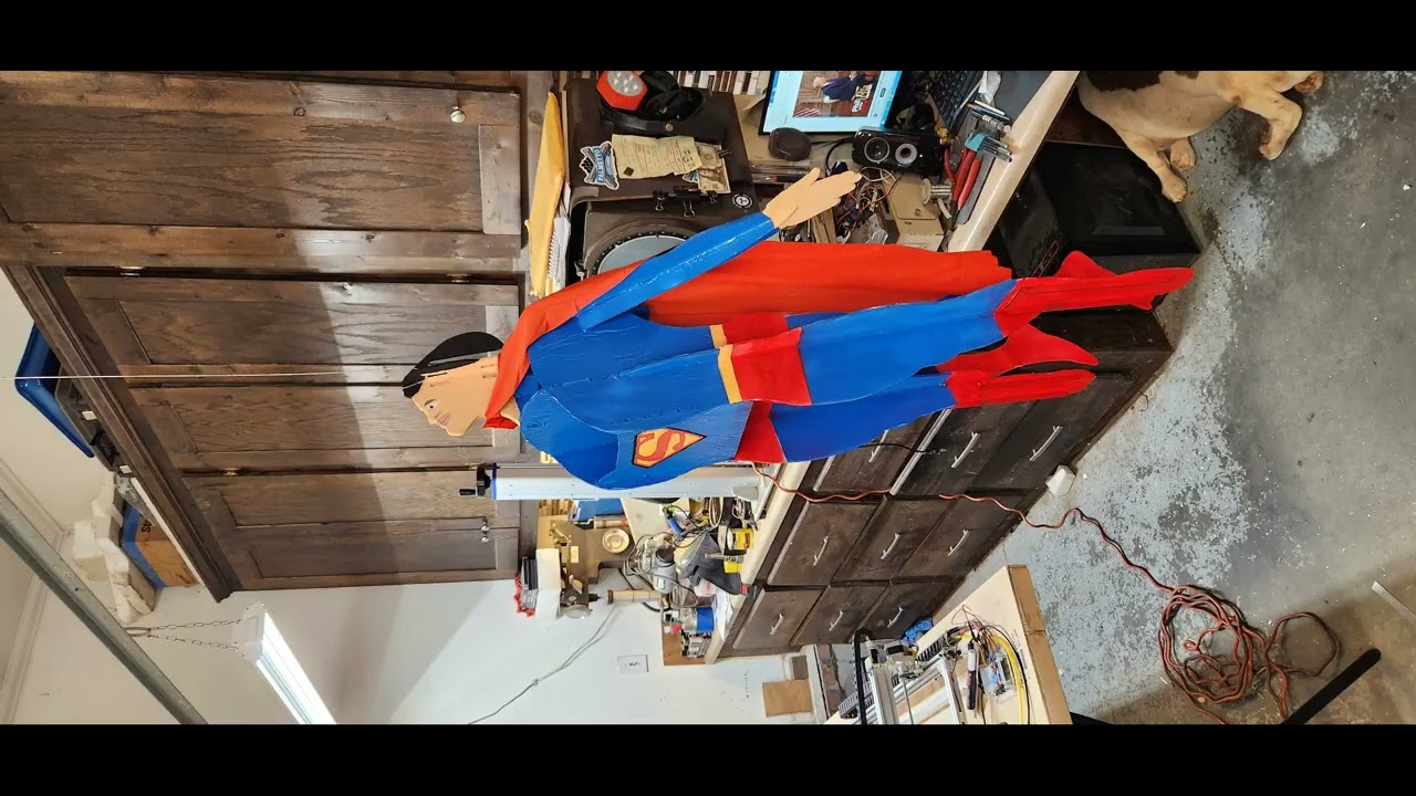 RC Flying Superman