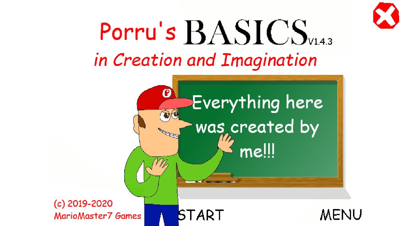 My 9th Baldi's Basics Mod - Porru's Basics in Creation and Imagination V2