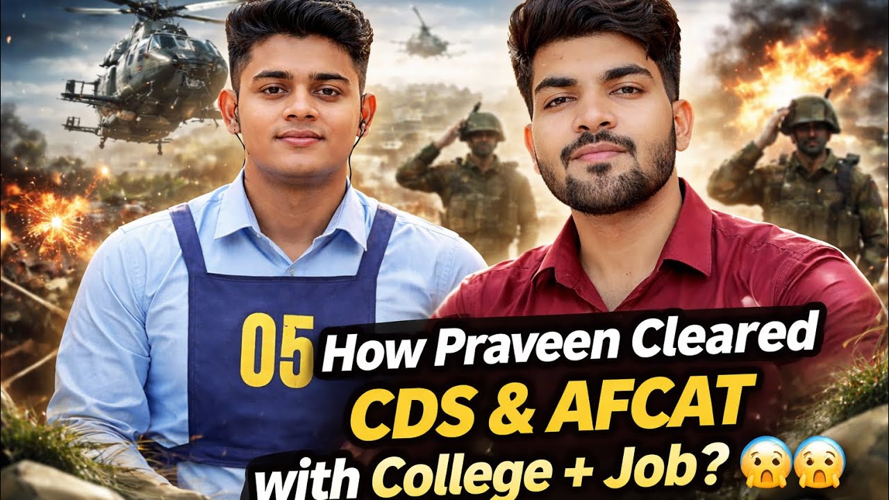 How to clear #cds  #afcat with #job ? #ssb #navy #army #airforce #nda 