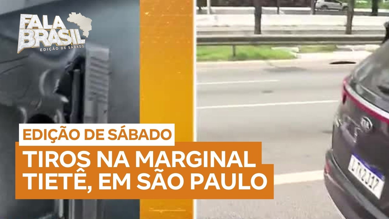 Homem é preso após efetuar disparos na marginal Tietê, em São Paulo