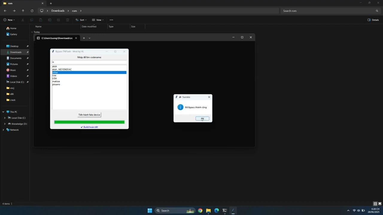 Crack ROM HyperTN!? Tool lỏ bypass file TNFlash chỉ bằng c&uacute; nhấp chuột