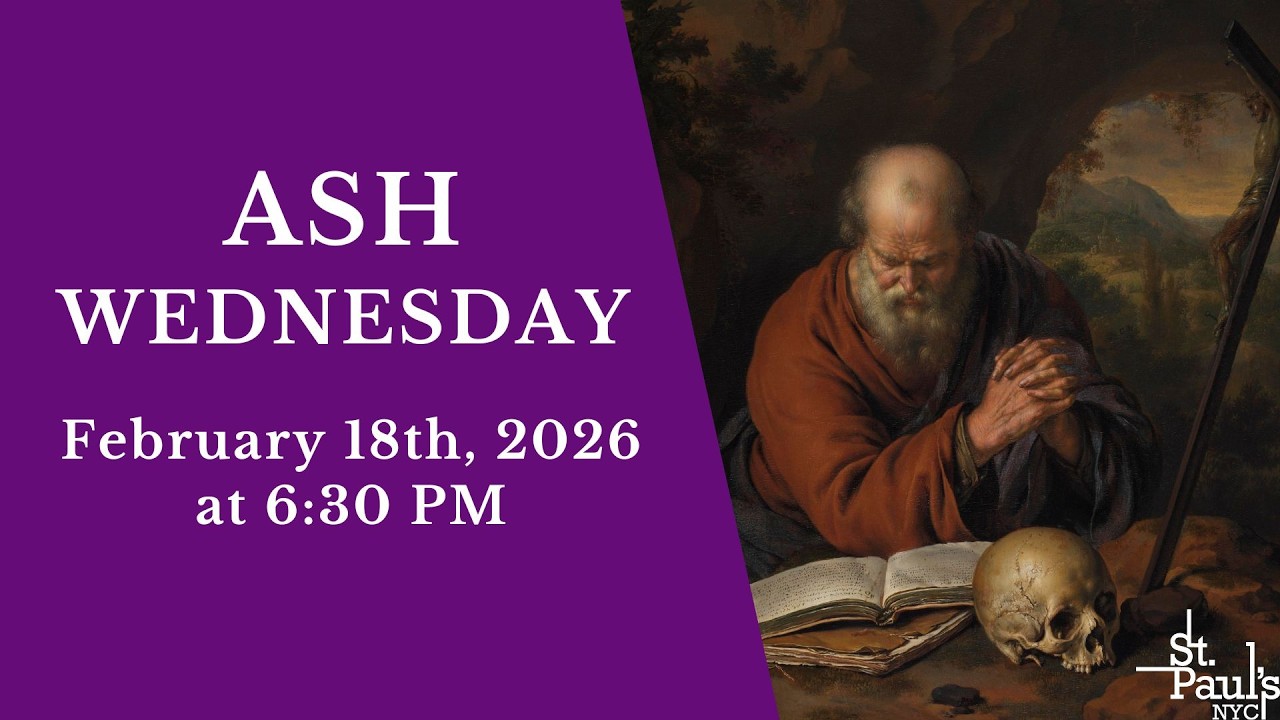 Ash Wednesday Mass - February 18th, 2026 at 6:30 PM