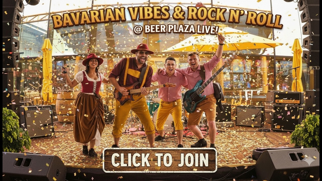 🍻 BAVARIAN VIBES & ROCK N' ROLL @ BEER PLAZA LIVE! 🥨🎸