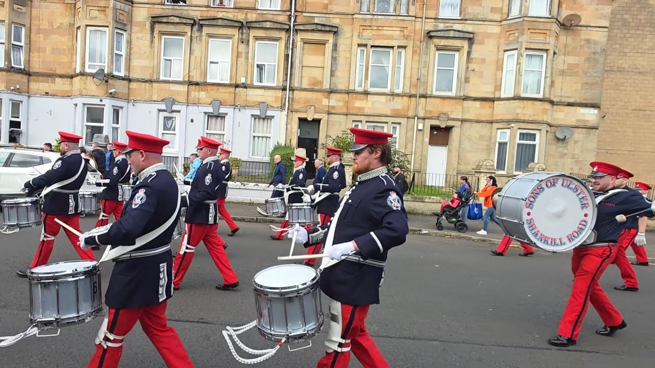 Sons of Ulster Flute Band Shankill @Pride of Govan FB annual parade 20thsep 2025