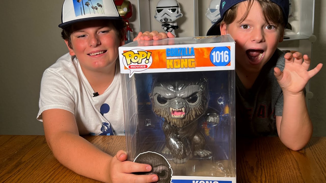 Unboxing Giant Funko Pop King Kong Figure from Gozilla Vs King Kong Funko POP! Movies