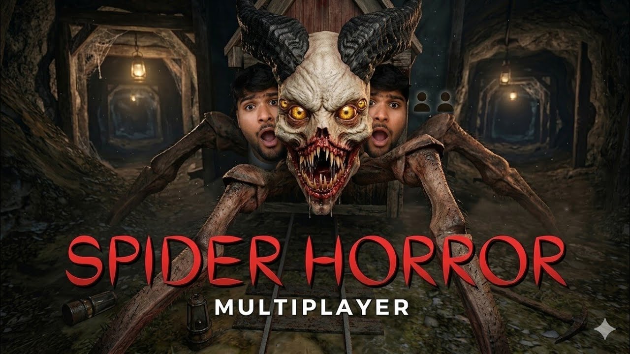 Spider Horror Multiplayer😳 | Spider Horror Multiplayer Gameplay | Spider Horror Game | Spider Escape