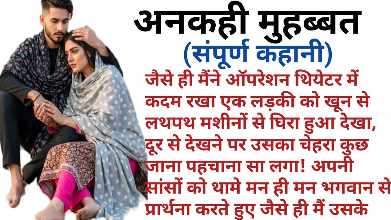 अनकही मुहब्बत एक सुंदर प्रेम कहानी|दिल छू लेने वाली कहानी|हिंदी कहानियां|प्रेम कहानी stories