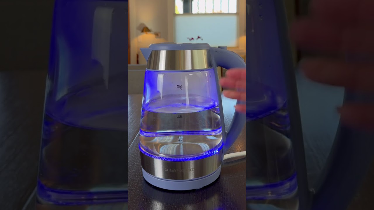 The Zulay Kitchen Glass Kettle Is Incredibly EFFICIENT For Hot Water
