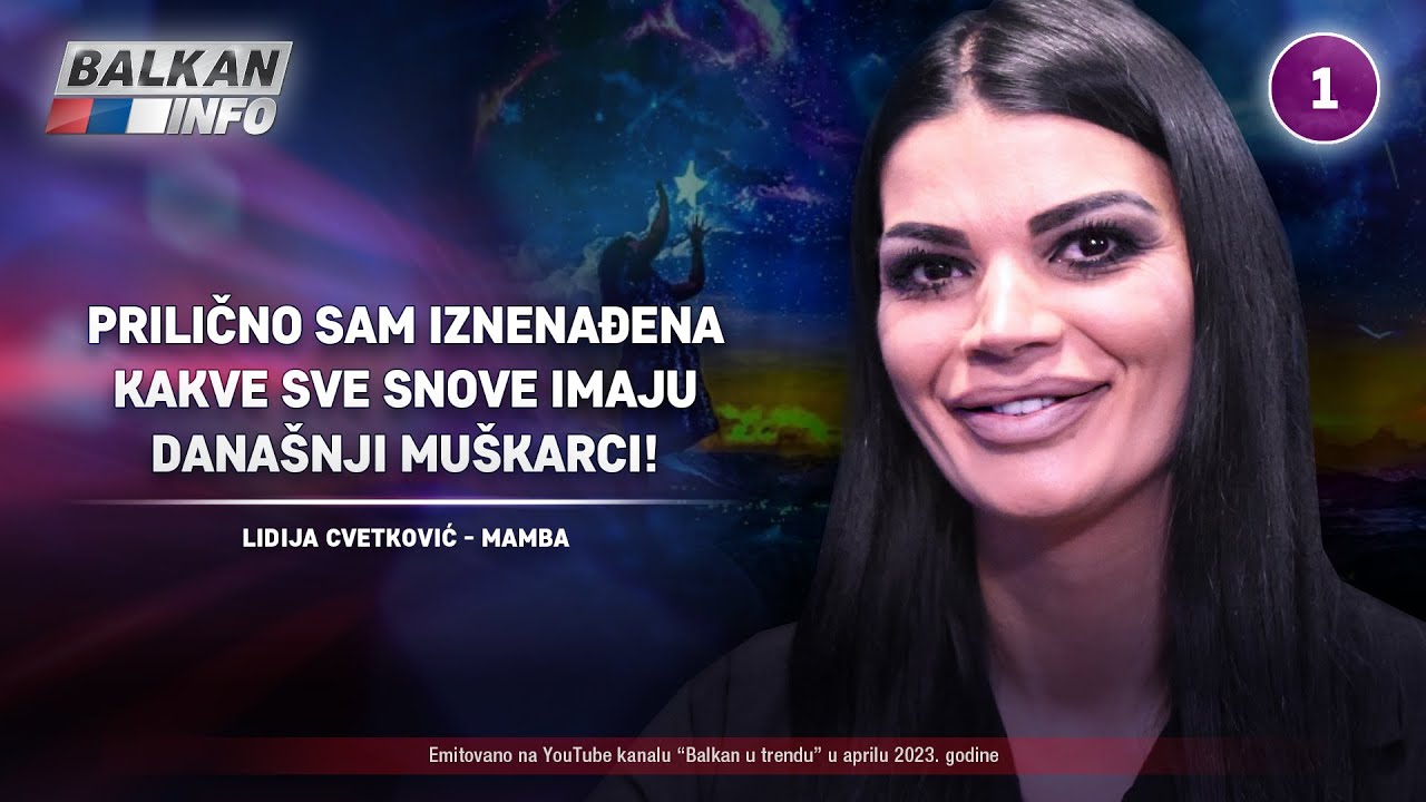 INTERVJU: Lidija Cvetković - Prilično sam iznenađena kakve snove imaju muškarci danas! (21.4.2023)