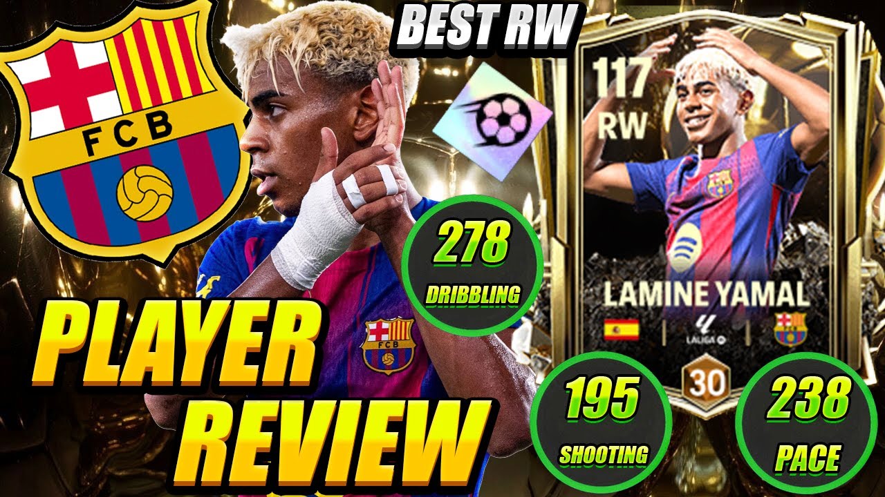 Is Lamine Yamal the Best RW in FC Mobile 26? Full Ballon D'Or Lamine Yamal Player Review & Gameplay!