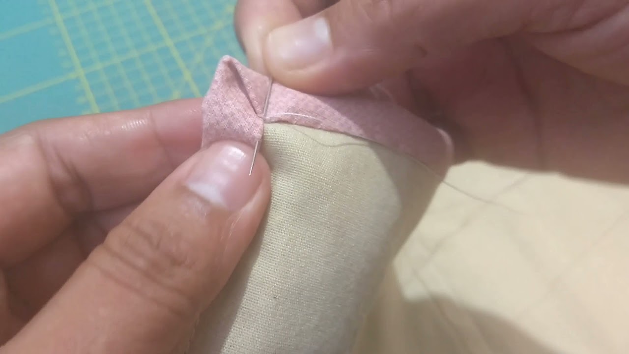 Puntada escondida (como coser bies)