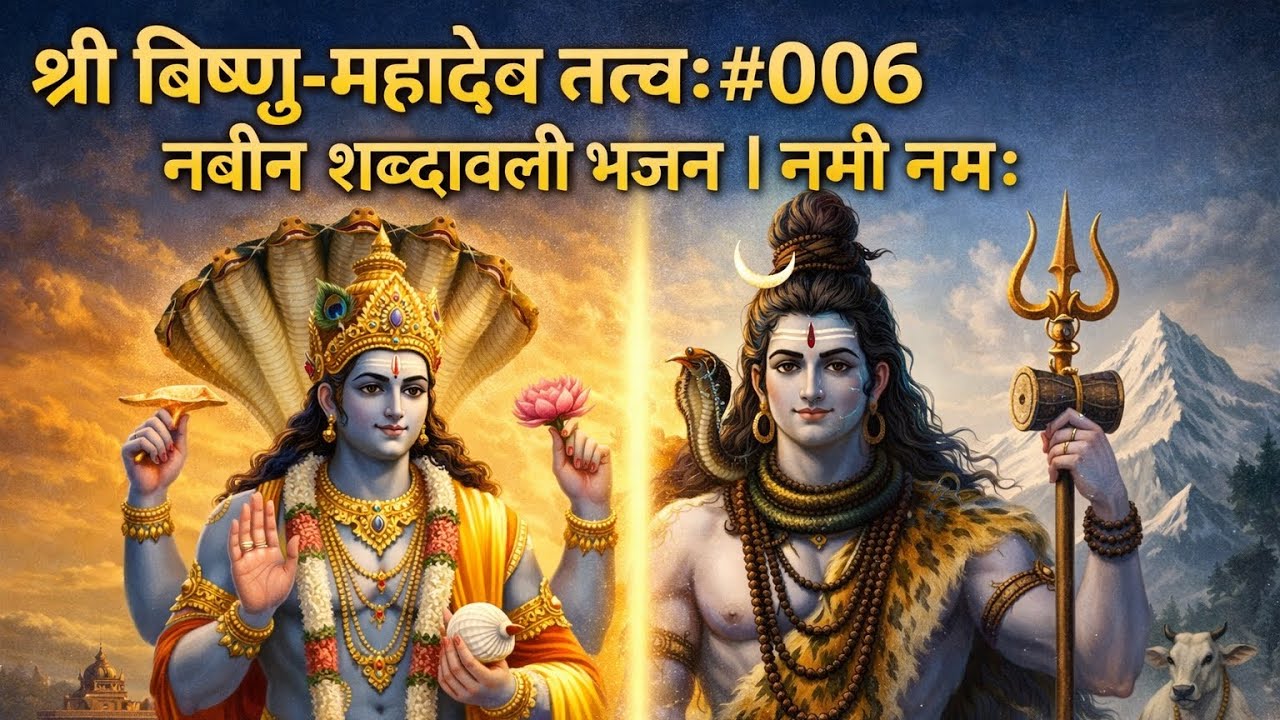 श्री विष्णु-महादेव तत्व: #006 नवीन शब्दावली भजन | नमो नमः