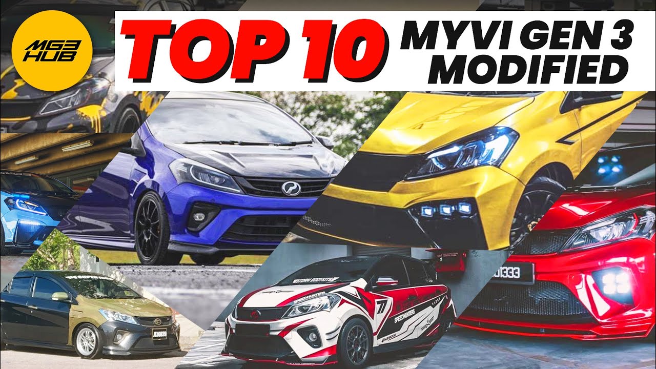 🔟🏆 TOP 10 MYVI GEN 3 MODIFIED | MG3HUB