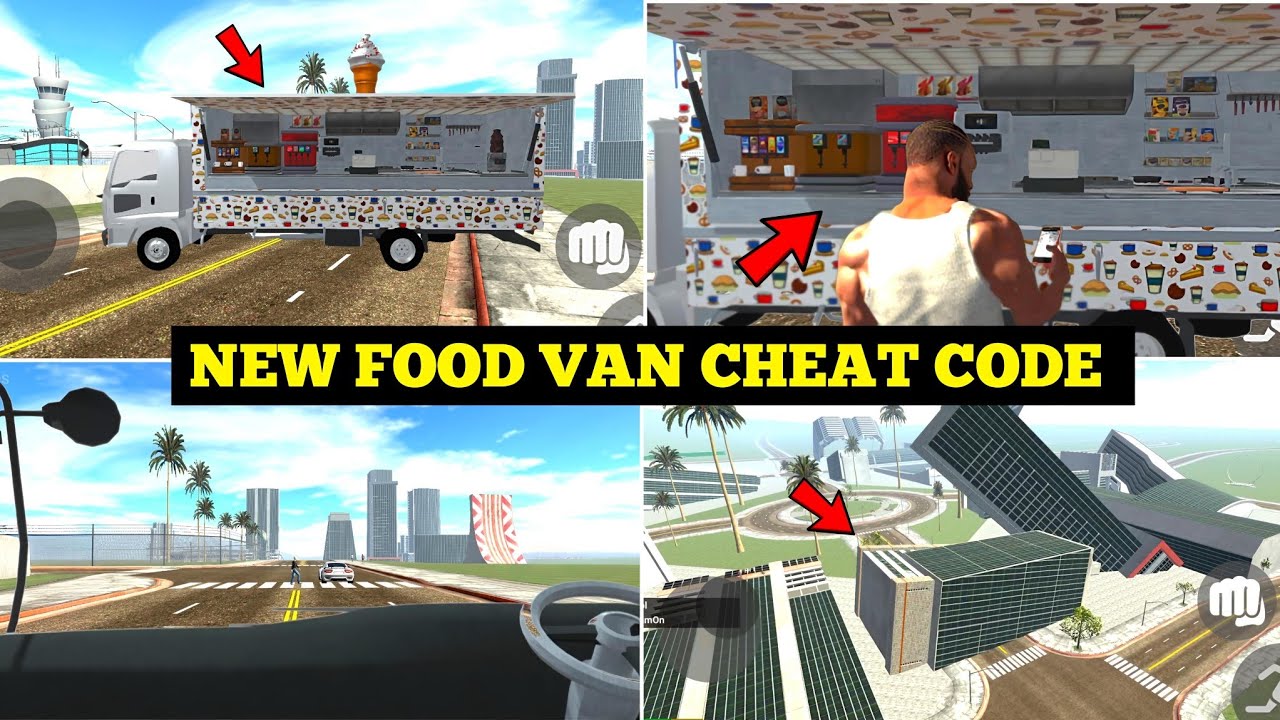 NEW FOOD VAN CHEAT CODE in Indian Bike Driving 3D 🤩🔥| New Character+All Cheat Codes | Harsh in Game 