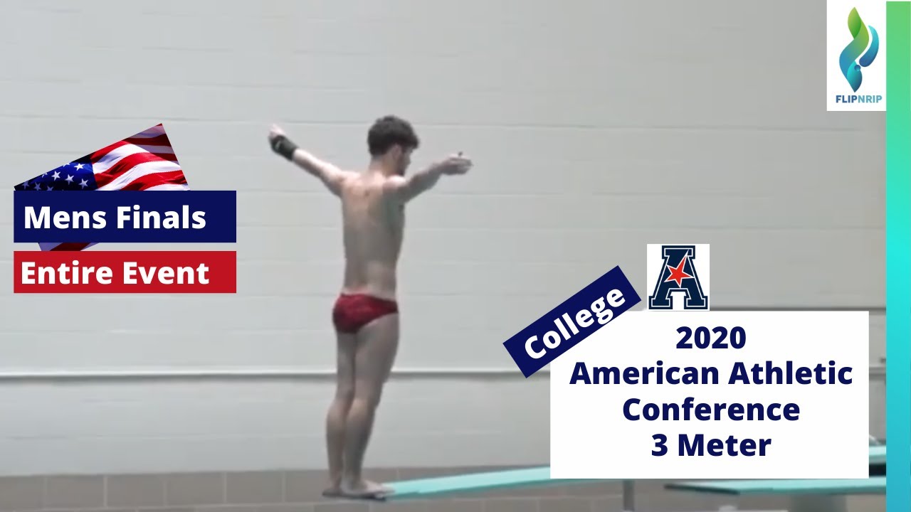 2020 American Athletic Conference - Mens 3 Meter Springboard Diving Finals