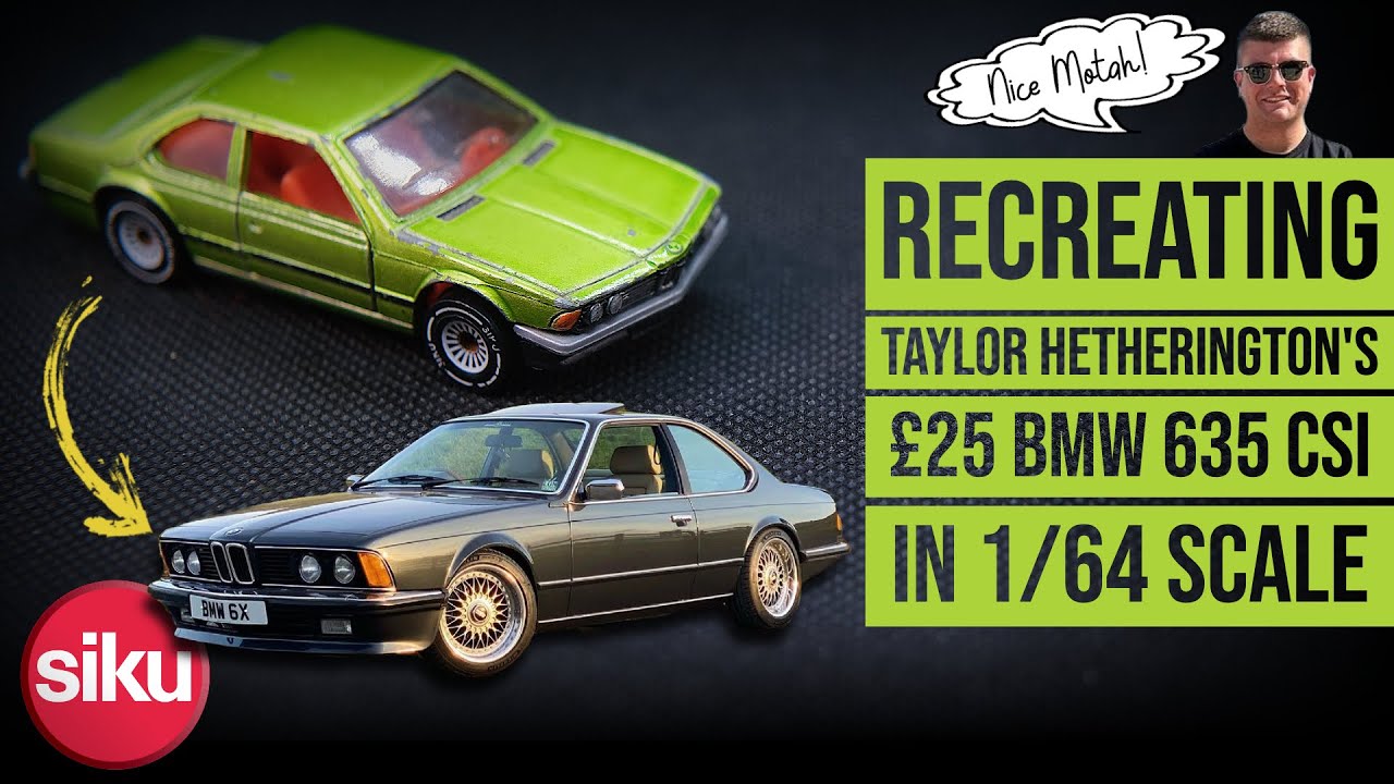 Кастом SIKU: воссоздание BMW 635 CSi Тейлора Хетерингтона!