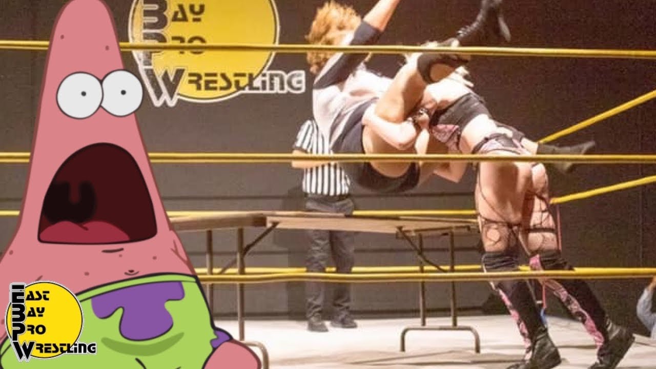 Kimberly Diemond puts Eliza Hammer through a table