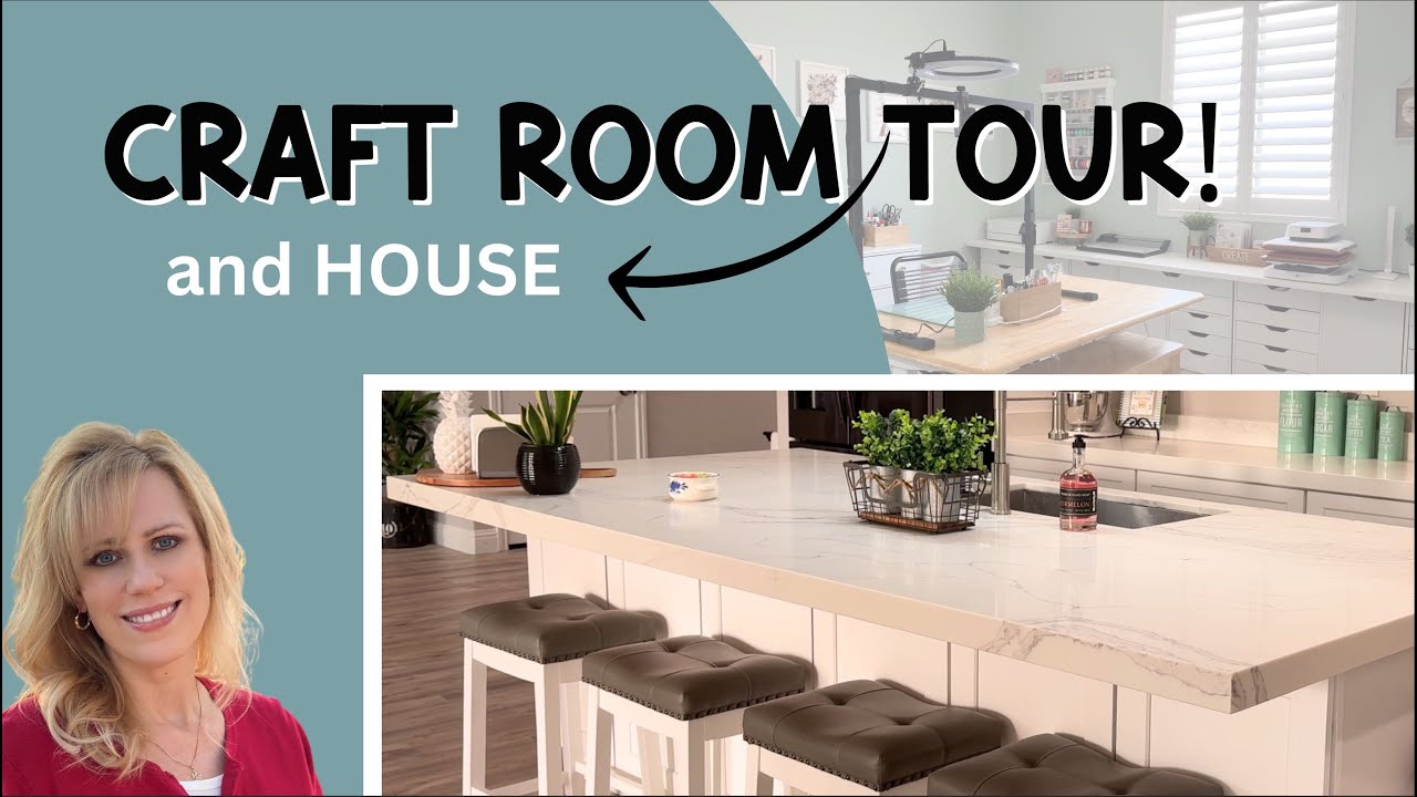 CRAFT ROOM  ✂️ 🧵 (and) HOUSE 🏡 TOUR