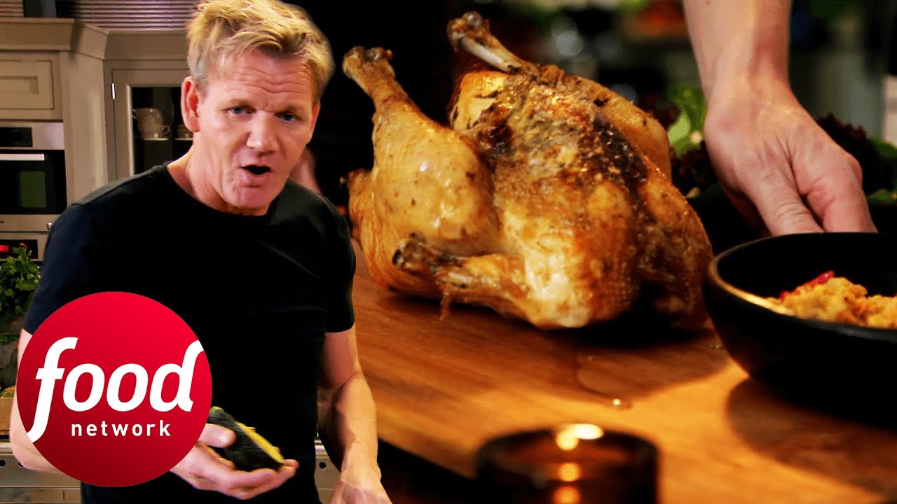Gordon Ramsay & Daughter Prepare A Christmas Roast Chicken | Gordon Ramsay's Festive Home Cooking