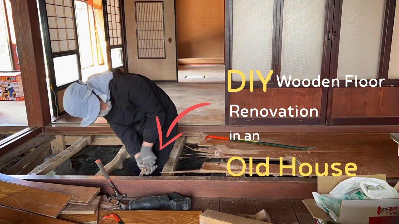 DIY Fixing Up the Old Wooden Floor in Our House