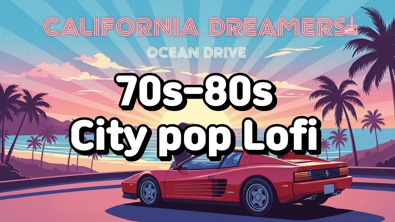 1 Hour Vintage 70s-80s City Pop Beats to Study / Work / Relax