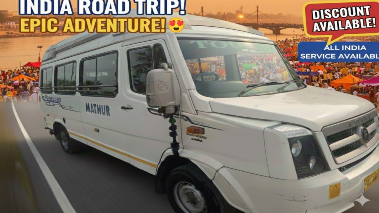 New 17 seater tempo traveller booking open🤩 Manali, Prayagraj, etc.all india service available 