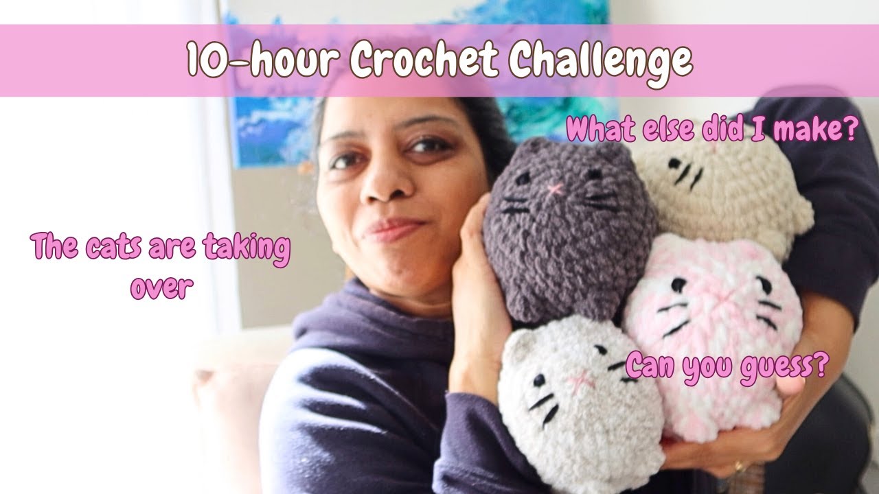 10 Hour Crochet Challenge - How much can I get done?