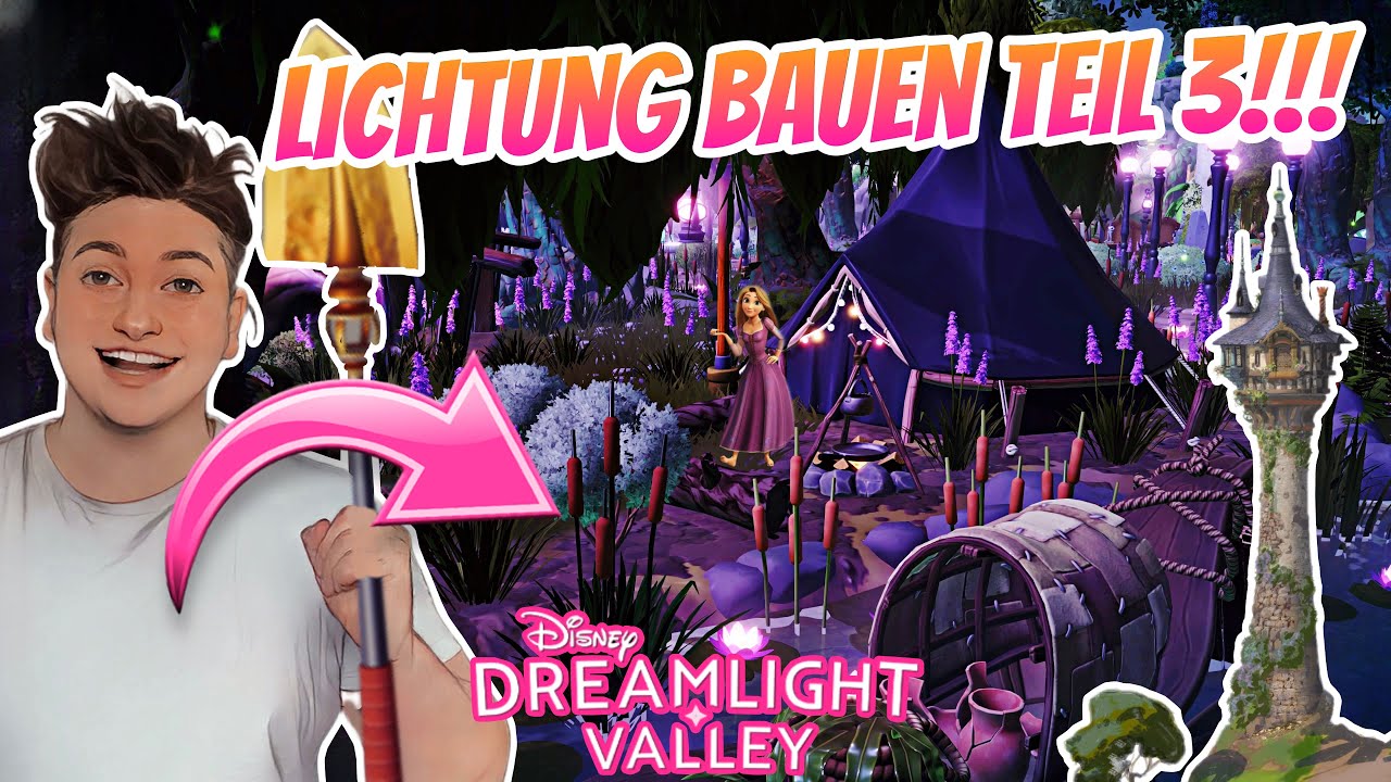 RAPUNZELs HAUS im SUMPF!!! 🌸 | Lichtung des Vertrauens dekorieren | Disney Dreamlight Valley